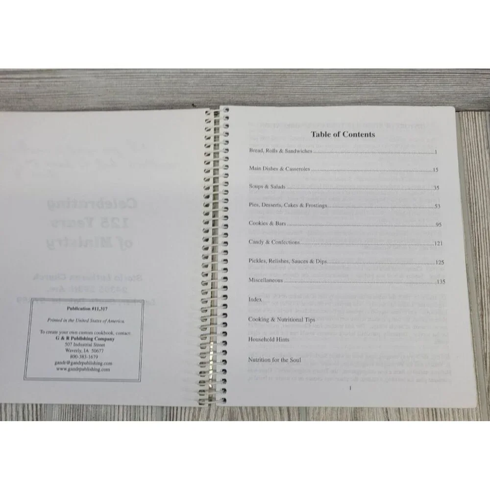 4 Cookbooks Recipe Church School Lutheran Ministry Wisconsin South Dk Kansas Vtg